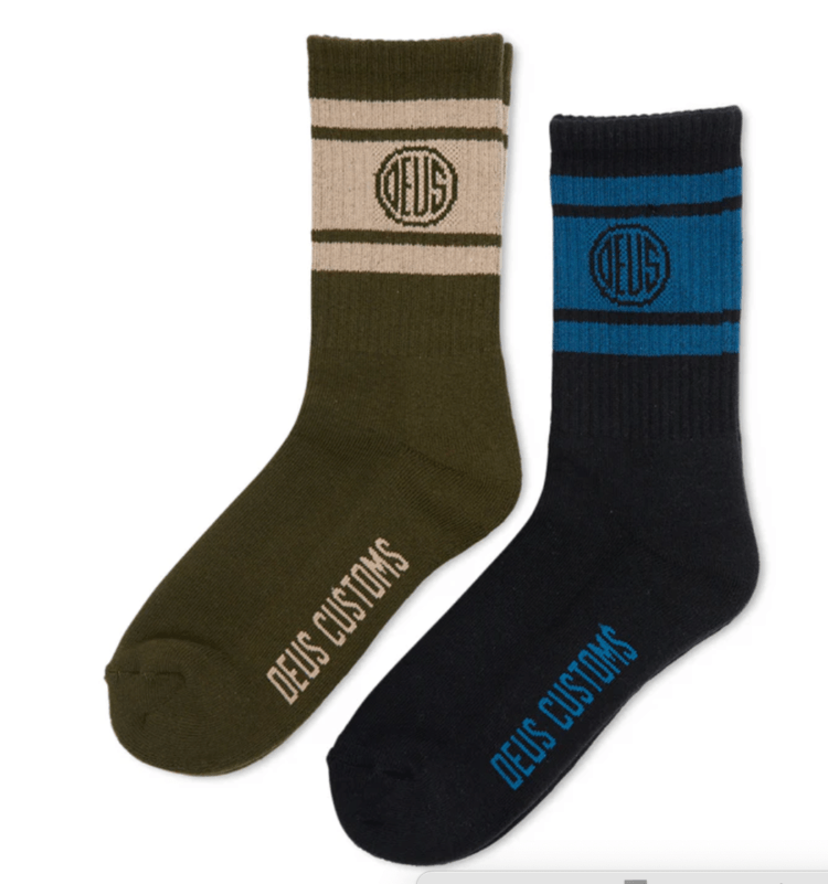 Calcetines Deus Pill Logo